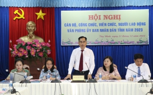 Hội nghị cán bộ, công chức, viên chức, người lao động Văn phòng UBND tỉnh năm 2023